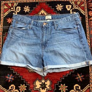 J crew denim shorts